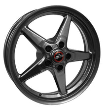 Load image into Gallery viewer, Race Star 92 Drag Star Bracket Racer 17x7 5x4.0bc 4.25bs Metallic Gray Wheel - eliteracefab.com