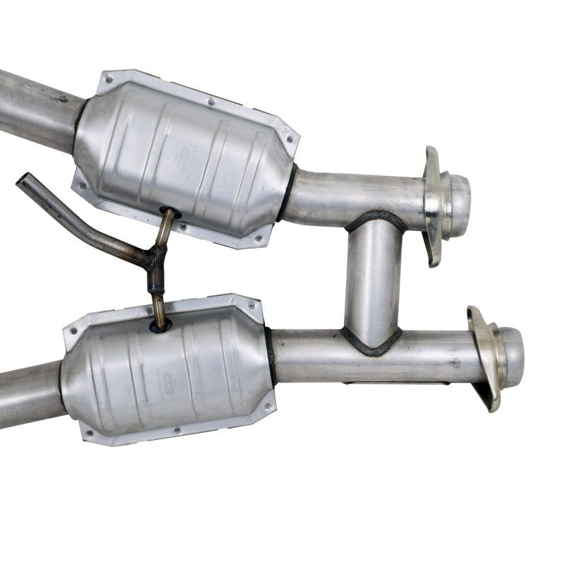 BBK 94-95 Mustang 5.0 High Flow H Pipe With Catalytic Converters - 2-1/2 - eliteracefab.com