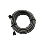 Snow Performance 15ft Braided Stainless Line (Black) w/ -4AN Fittings (15ft Only)