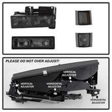 Load image into Gallery viewer, Xtune Chevy Suburban 94-98 Headlights w/ Corner &amp; Parking Lights 8pcs Smoked HD-JH-CCK88-AM-SM-SET - eliteracefab.com