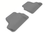 3D MAXpider 2007-2013 BMW 3 Series E93 Kagu 2nd Row Floormats - Gray