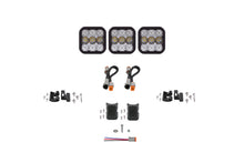 Load image into Gallery viewer, Diode Dynamics SS5 Pro Universal CrossLink 3-Pod Lightbar - White Combo