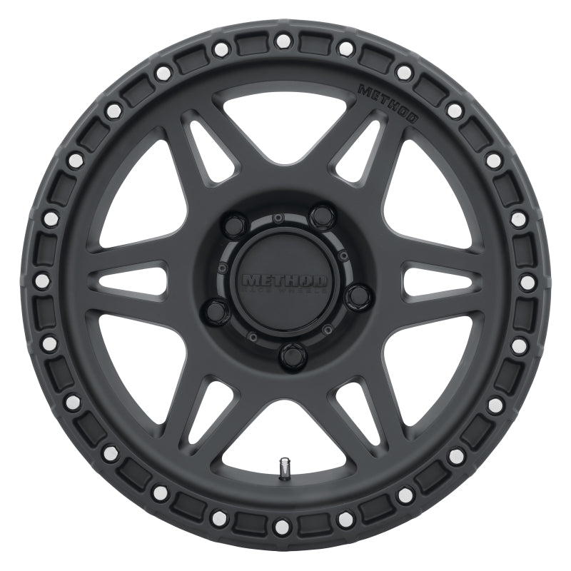 Method MR312 17x8.5 0mm Offset 5x5 71.5mm CB Matte Black Wheel - eliteracefab.com