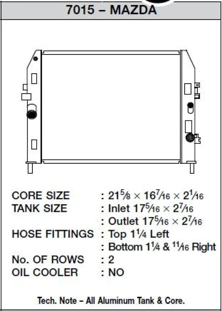 CSF Cooling - Racing & High Performance Division 06-14 Mazda Miata Mazda Miata 2006-2014 - eliteracefab.com