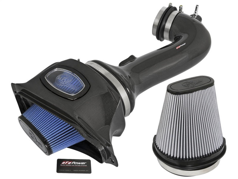 aFe Momentum Carbon Fiber Cold Air Intake System PDS/P5R 15-16 Chevrolet Corvette Z06 V8-6.2L - eliteracefab.com