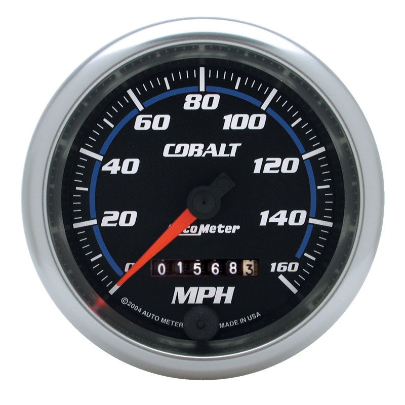 AutoMeter Gauge Speedometer 3-3/8in. 160MPH Mechanical Cobalt 6293