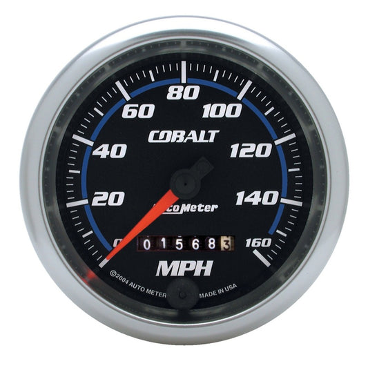 AutoMeter Gauge Speedometer 3-3/8in. 160MPH Mechanical Cobalt 6293