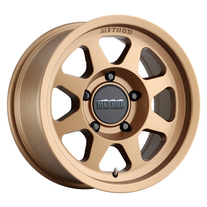 Method MR701 17x8.5 0mm Offset 5x5 71.5mm CB Method Bronze Wheel - eliteracefab.com