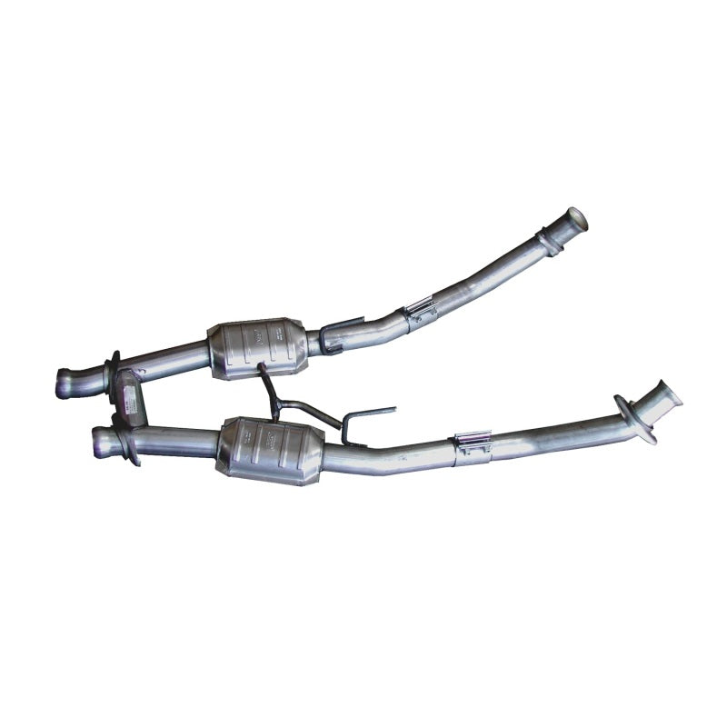 BBK 94-95 Mustang 5.0 High Flow H Pipe With Catalytic Converters - 2-1/2 - eliteracefab.com