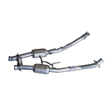 Load image into Gallery viewer, BBK 94-95 Mustang 5.0 High Flow H Pipe With Catalytic Converters - 2-1/2 - eliteracefab.com