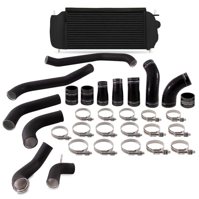 Mishimoto 2017+ Ford F150 3.5L EcoBoost Performance Intercooler Kit - Black Cooler Black Pipes - eliteracefab.com