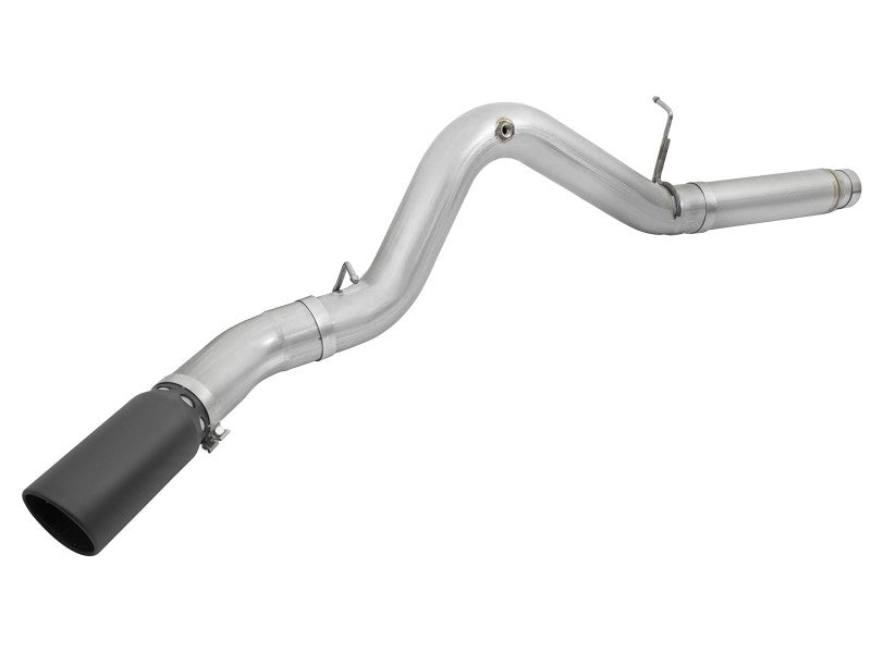 aFe Atlas Exhaust 5in DPF-Back Aluminized Steel w/ Black Tips 16-17 GM Diesel Truck V8-6.6L (td) aFe
