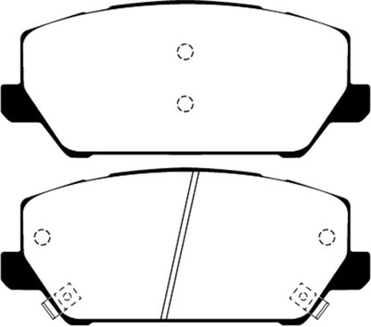 EBC 2019+ Hyundai Veloster Turbo N (2nd Gen) 2.0L Ultimax Front Brake Pads - eliteracefab.com