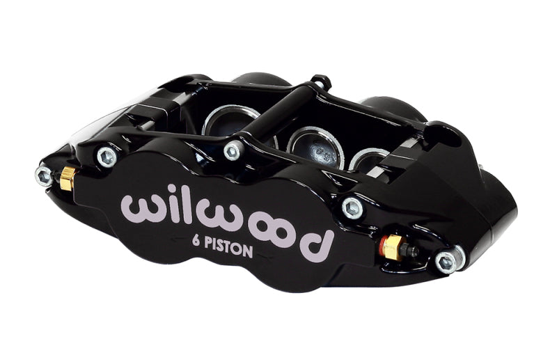 Wilwood Caliper-Narrow Superlite 6R-RH - Black 1.62/1.12/1.12in Pistons 1.25in Disc Wilwood