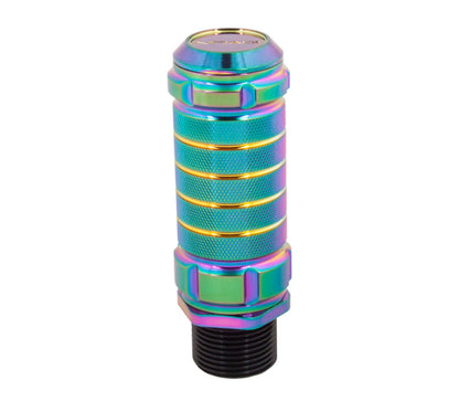 NRG Neochrome M10 x 1.25 Stealth Adjustable Shift Knob Universal - eliteracefab.com