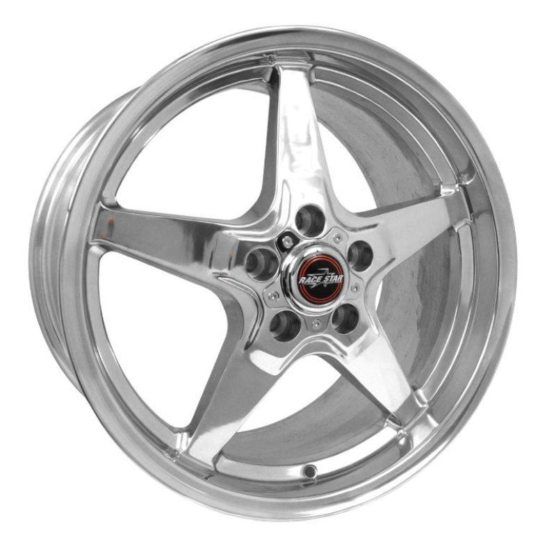 Race Star 92 Drag Star 18x10.50 5x4.75bc 7.00bs Direct Drill Polished Wheel - eliteracefab.com