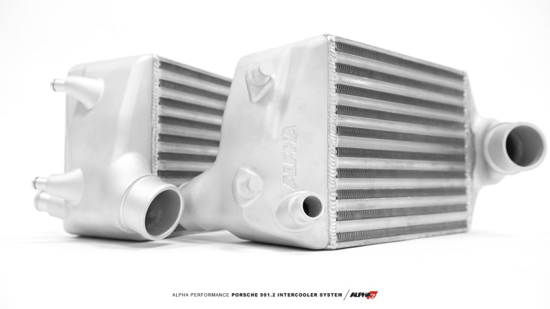 AMS Performance Alpha Performance Intercooler Kit with Carbon Fiber Shrouds Porsche 991.2 Carrera 17-19 - eliteracefab.com