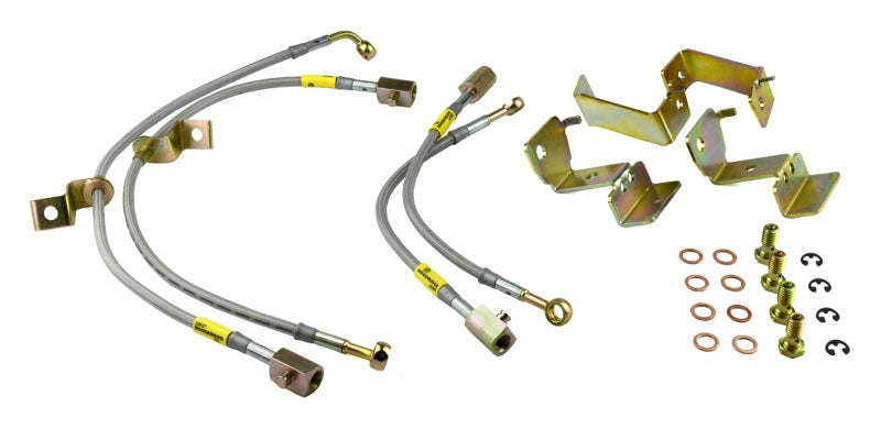 Goodridge 05-12 Ford Mustang w/ ABS Brake Lines - eliteracefab.com