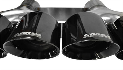 Corsa 15-15 Chevrolet Corvette 6.2L V8 Quad 45in Polished Black Pro-Series Tip Kit - eliteracefab.com