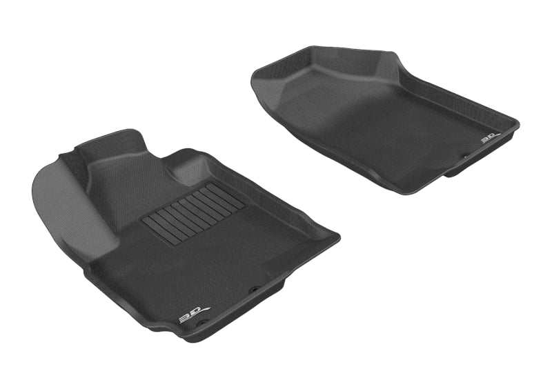 3D MAXpider L1KA00811509 2010-2013 Kia Soul Kagu 1st Row Floormat - Black