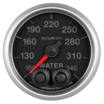 Autometer Elite 52mm 100-340 Deg F Water Temperature Peak and Warn Gauge w/ Electonic Control 5655