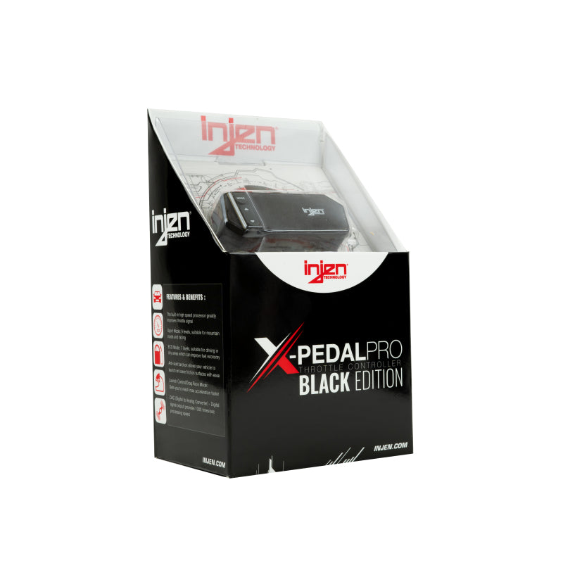 Injen 13-18 Mazda 3 2.0L/2.5L / 14-17 Mazda 6 2.5L X-Pedal Pro Black Edition Throttle Controller - eliteracefab.com