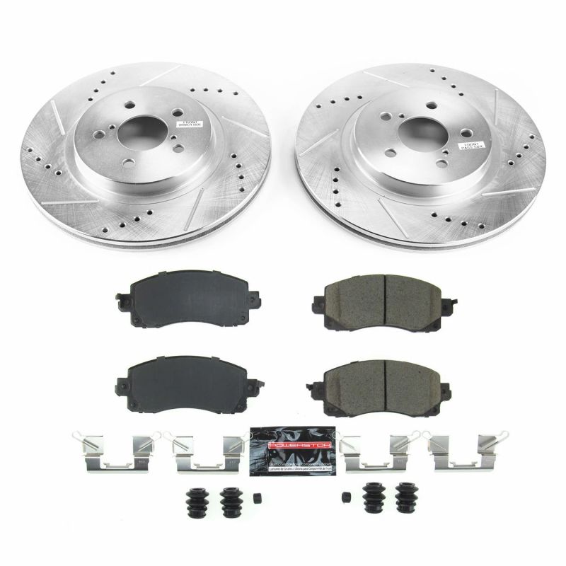 Power Stop 18-19 Subaru Crosstrek Front Z23 Evolution Sport Brake Kit - eliteracefab.com