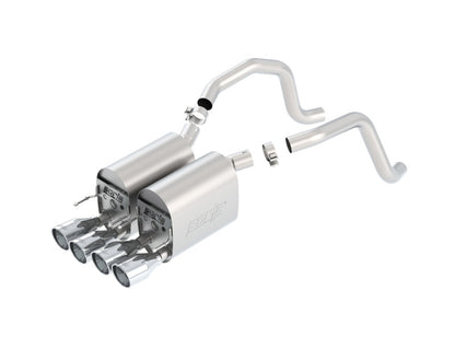 Borla 05-08 Corvette Coupe/Conv 6.0L/6.2L 8cyl 6spd RWD Touring SS Exhaust (rear section only) - eliteracefab.com