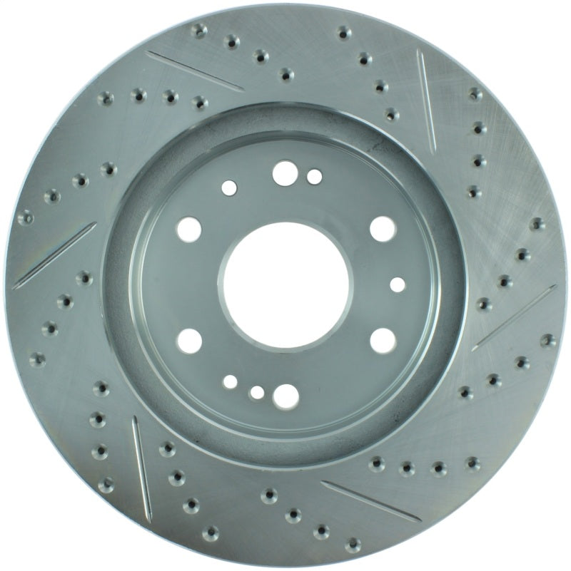 StopTech Select Sport 07-11 GM Silverado 1500 Slotted and Drilled Right Front Rotor - eliteracefab.com