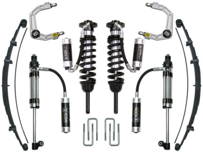 ICON 05-15 Toyota Tacoma 0-3.5in/16-17 Toyota Tacoma 0-2.75in Stg 10 Suspension System w/Billet Uca - eliteracefab.com