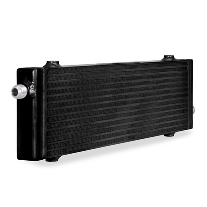 Mishimoto Universal Large Bar and Plate Cross Flow Black Oil Cooler - eliteracefab.com