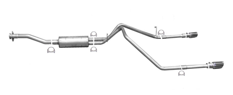 Gibson 15-22 Chevrolet Colorado LT 2.5L 2.25in Cat-Back Dual Split Exhaust - Aluminized Gibson