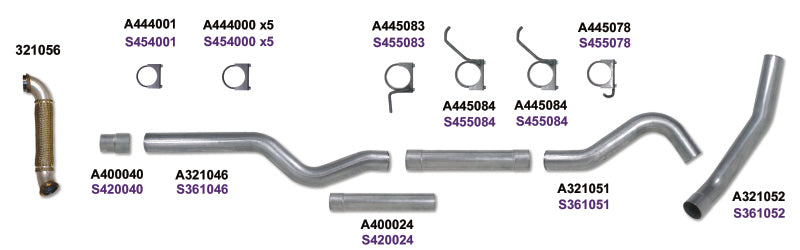 Diamond Eye KIT 4in CB MRP SGL w/ TDP AL 06-07 Chevy/GMC 6.6L Duramax 2500/3500 Diamond Eye Performance