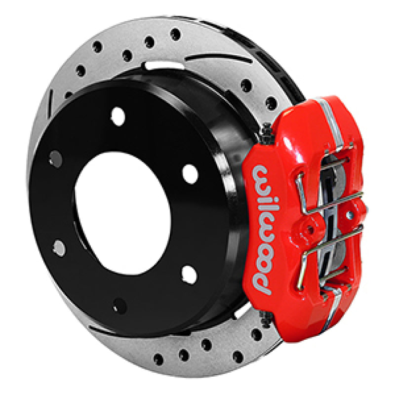 Wilwood 63-87 C10/C15 DynaPro FDPLP Red Calipers 11in x .81in D/S  Rotors 6-Lug Rear Disc Brake Kit Wilwood