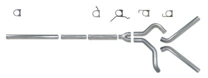 Diamond Eye KIT 4in CB MFLR RPLCMENT PIPE DUAL SS: 2004.5-2007.5 DODGE CUMMINS 600 Diamond Eye Performance