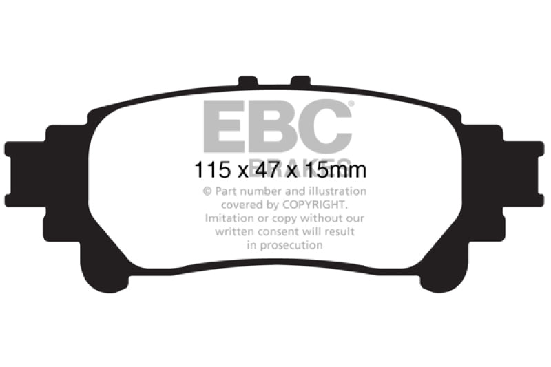 EBC Extra Duty Rear Brake Pads - ED91850