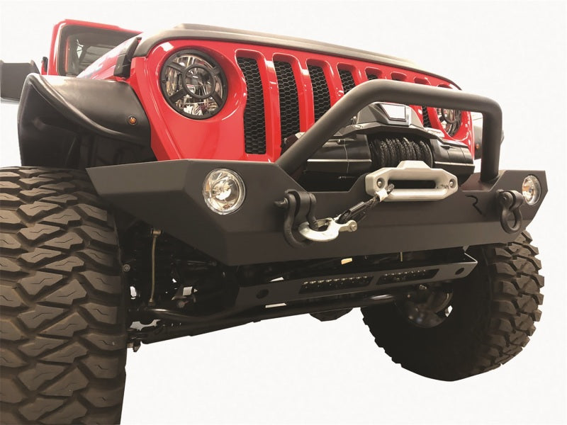 Rampage 2018-2019 Jeep Wrangler(JL) Sport 2-Door Rock Rage Jk Bumper - Black - eliteracefab.com