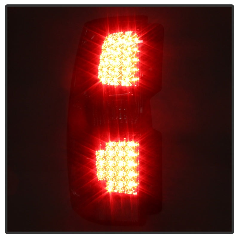 Xtune Mc Yukon/Yukon Denali 07-14 LED Tail Lights Black Smoked ALT-JH-CSUB07-LED-G2-BSM - eliteracefab.com