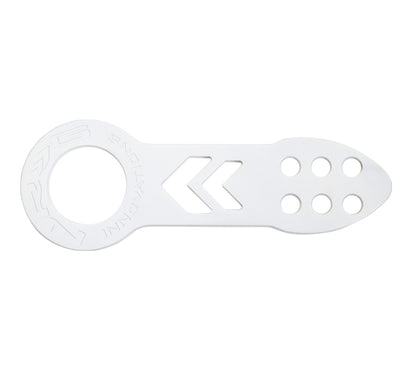 NRG Universal Front Tow Hook - White Powder Coat - TOW-100WT