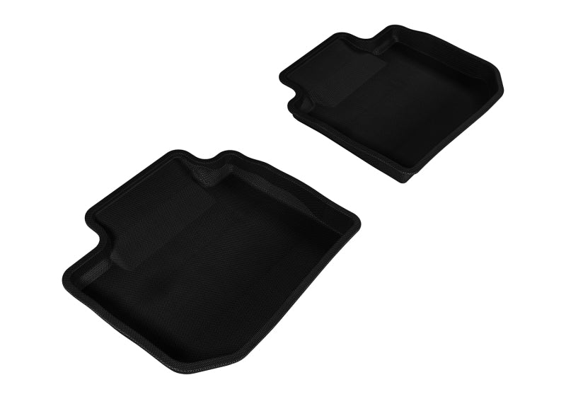 3D MAXpider 2012-2019 Subaru Impreza/XV Crosstrek/WRX/Sti Kagu 2nd Row Floormats - Black - eliteracefab.com