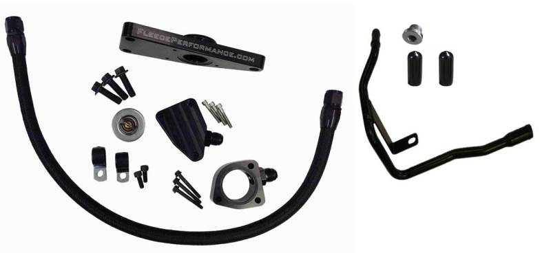 Fleece Performance 03-07 Dodge 5.9L Cummins Coolant Bypass Kit (03-05 Auto Trans) - eliteracefab.com