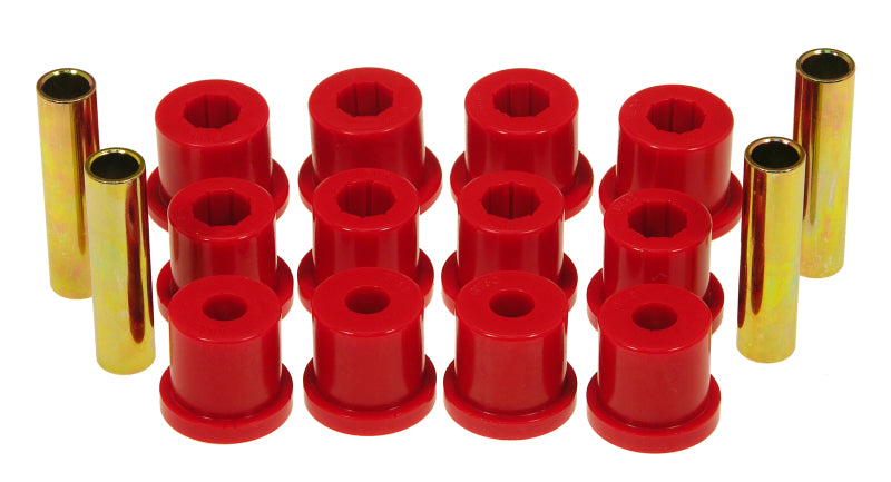 Prothane 64-69 AMC 1.5 OD Spring & Shackle Bushings - Red