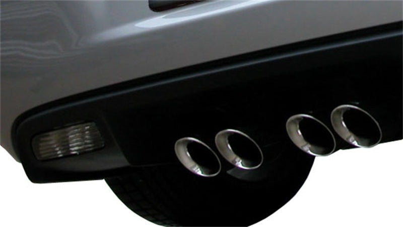 Corsa 09-13 Chevrolet Corvette C6 6.2L V8 Polished Sport Axle-Back Exhaust - eliteracefab.com