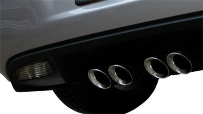 Corsa 05-08 Chevrolet Corvette C6 6.0L V8 Polished Sport Axle-Back Exhaust - eliteracefab.com