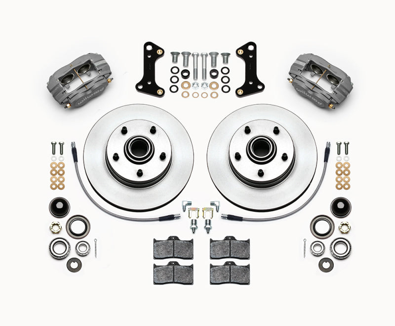 Wilwood Forged Dynalite-M Front Kit 11.00in 1 PC Rotor&Hub 67-69 Camaro 64-72 Nova Chevelle - eliteracefab.com