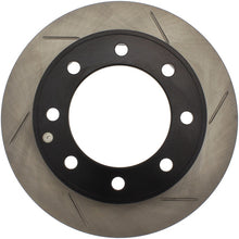 Load image into Gallery viewer, STOPTECH POWER SLOT 00-05 FORD EXCURSION / 99-04 F250/F350 FRONT RIGHT SLOTTED CRYO BRAKE ROTOR, 126.65086CSR - eliteracefab.com