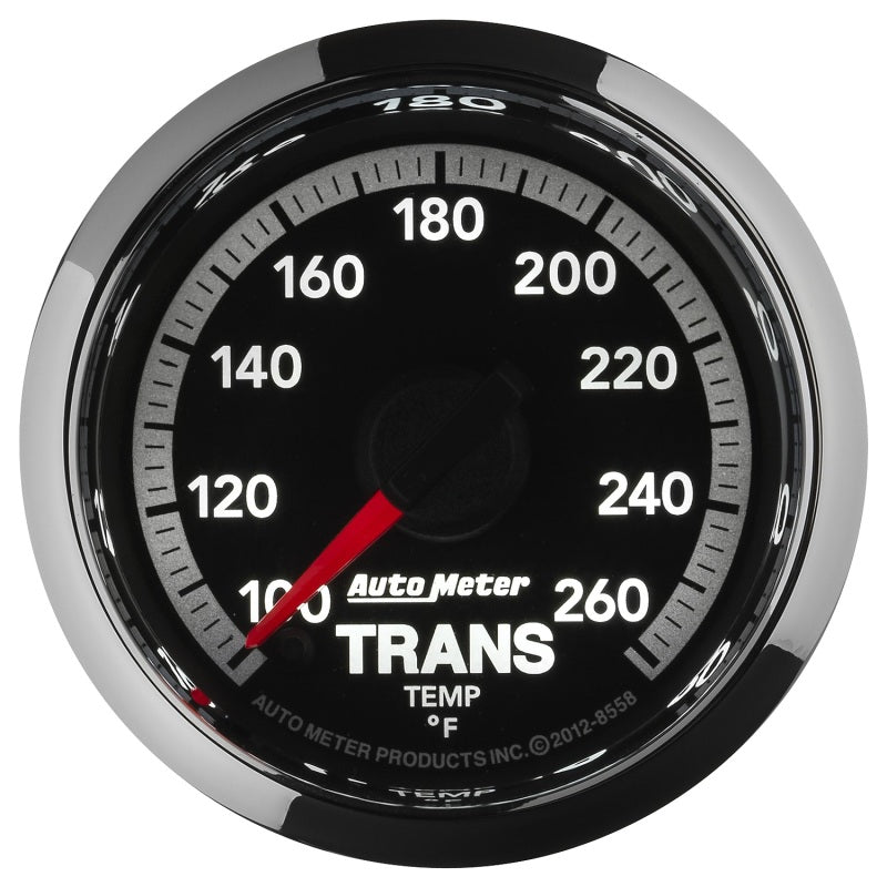 Autometer Factory Match Dodge 4th Gen 52.4mm 100-260 Deg F Trans Temp Gauge 8558