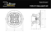 Load image into Gallery viewer, Diode Dynamics SS3 Sport Type FT Kit ABL - White SAE Fog