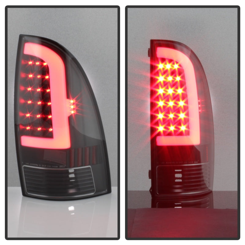 xTune Toyota Tacoma 05-15 Tail Lights - Light Bar LED - Black ALT-ON-TT05-LBLED-BK - eliteracefab.com