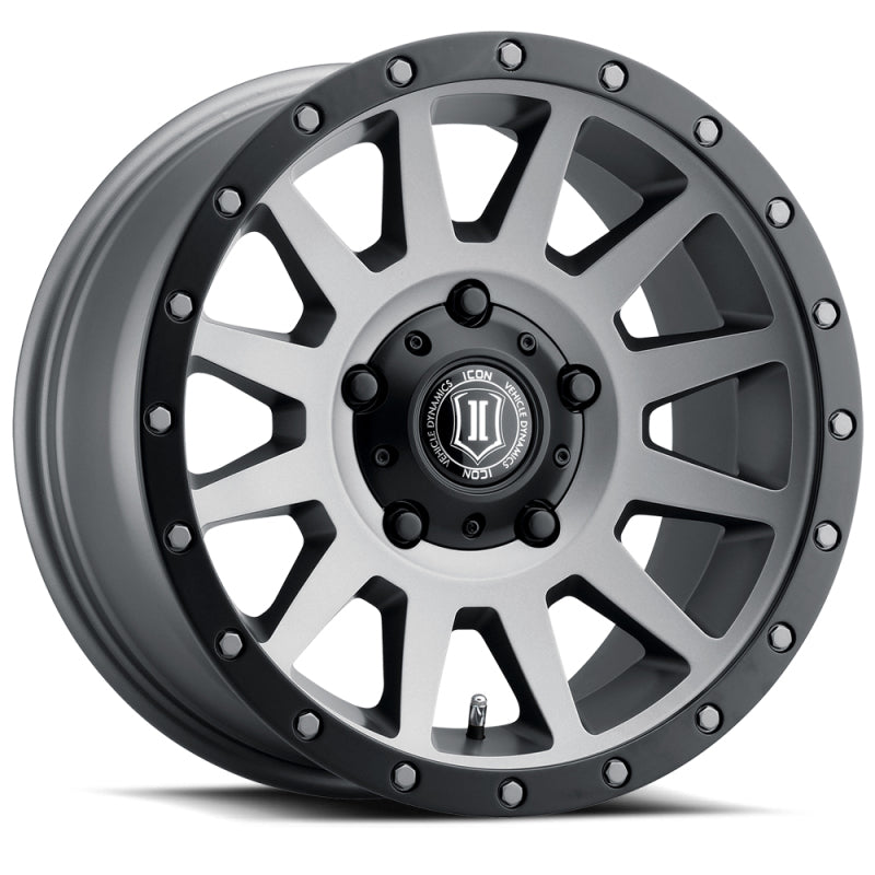 ICON Compression 17x8.5 5x150 25mm Offset 5.75in BS 110.1mm Bore Titanium Wheel - eliteracefab.com